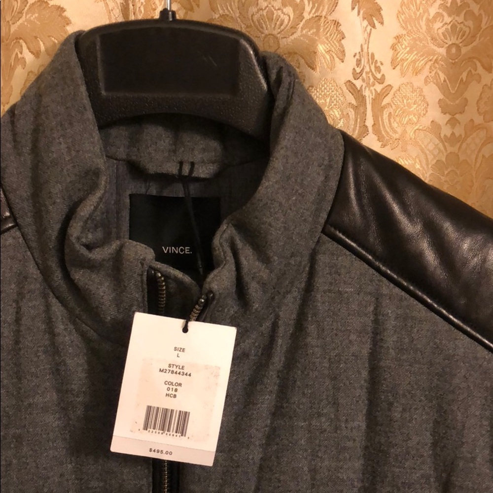 Leather Accented Vince Vest